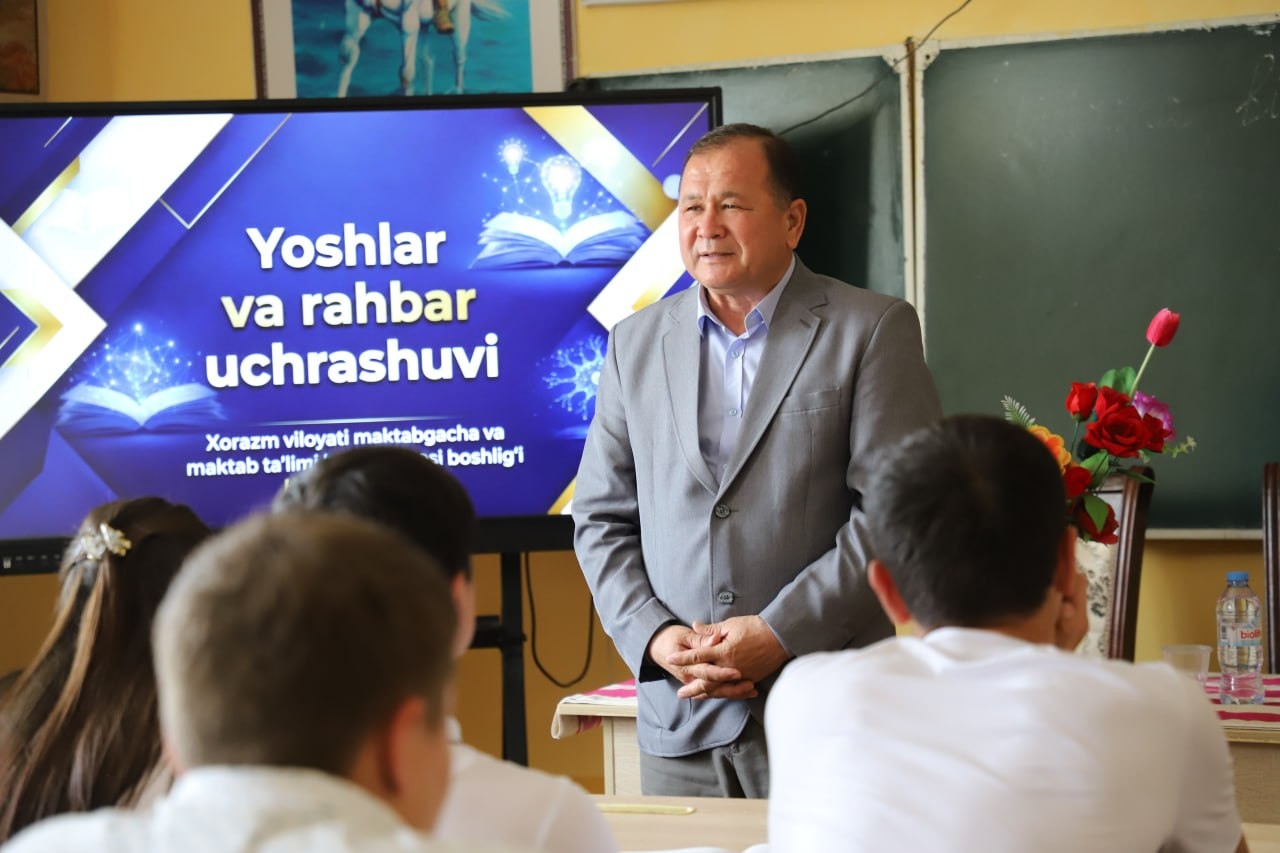 BOSHQARMA BOSHLIG‘I BITIRUVCHI YOSHLAR BILAN UCHRASHDI